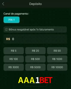 deposits AAA1BET